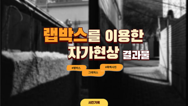 [자가현상] 랩박스(LAB-BOX)를 이용한 자가현상 결과물